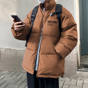 主推秋冬新款保暖立领宽松棉服外套男 MY62039特批65控99图片