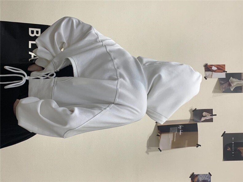 收腰连帽卫衣，女装卫衣/绒衫，Alissa Lin