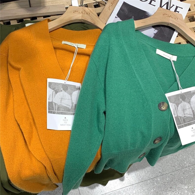 全羊毛开衫，其它，25Ann·Studio