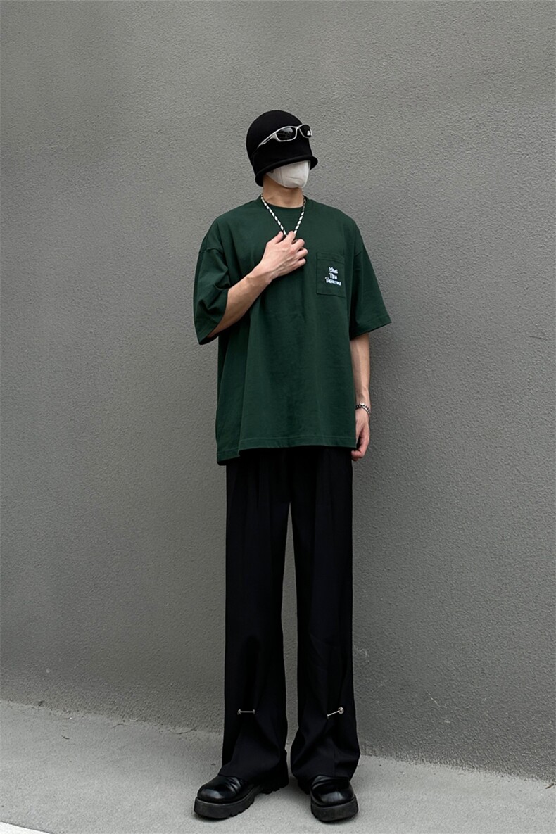 现货冰丝那不勒斯休闲西裤男高级感宽松垂感直筒裤女KK388-P60,男装西裤,星座205