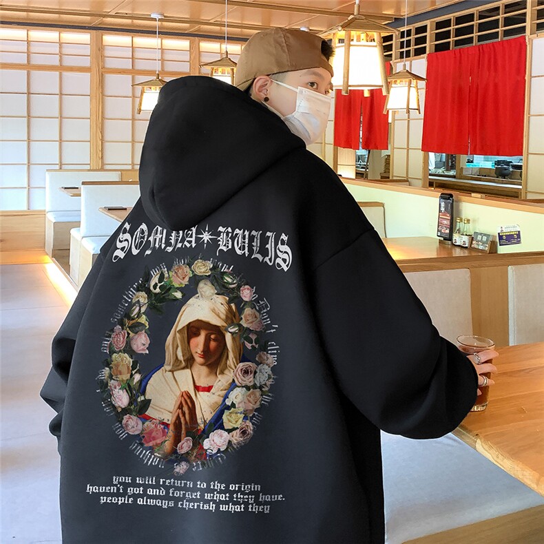 直播360克重磅美式潮牌印花卫衣Y137特P35 同步供应华棉品质图片