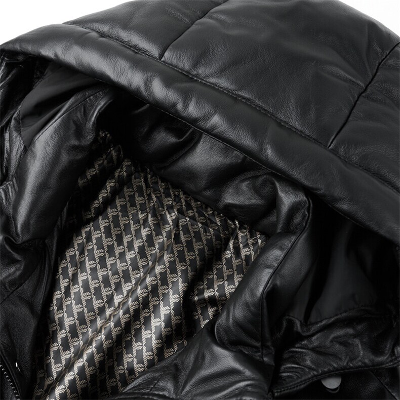 BG5607冬季海宁真皮羽绒服男时尚皮衣中年绵羊皮外套商务,男装皮衣,电商B360