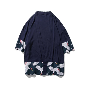 夏 大码风港风外套防晒服开衫薄款道袍披风汉服情侣 F11/P60图片