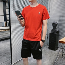 2021夏季新款男士短袖短裤运动套装男两件套A438-019-P30，男装套装，电商A438