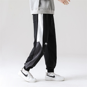 7XL-M货足休闲运动卫裤男2023春季新款加肥加大码长裤束脚裤控79图片