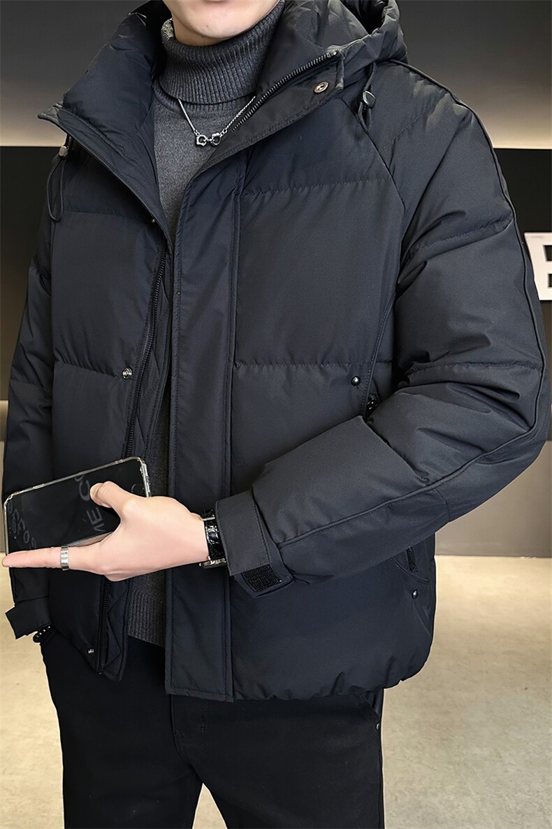 标50绒店主风男士帅气连帽羽绒服休闲保暖外套B328-2550-P205,男装羽绒服,电商B328