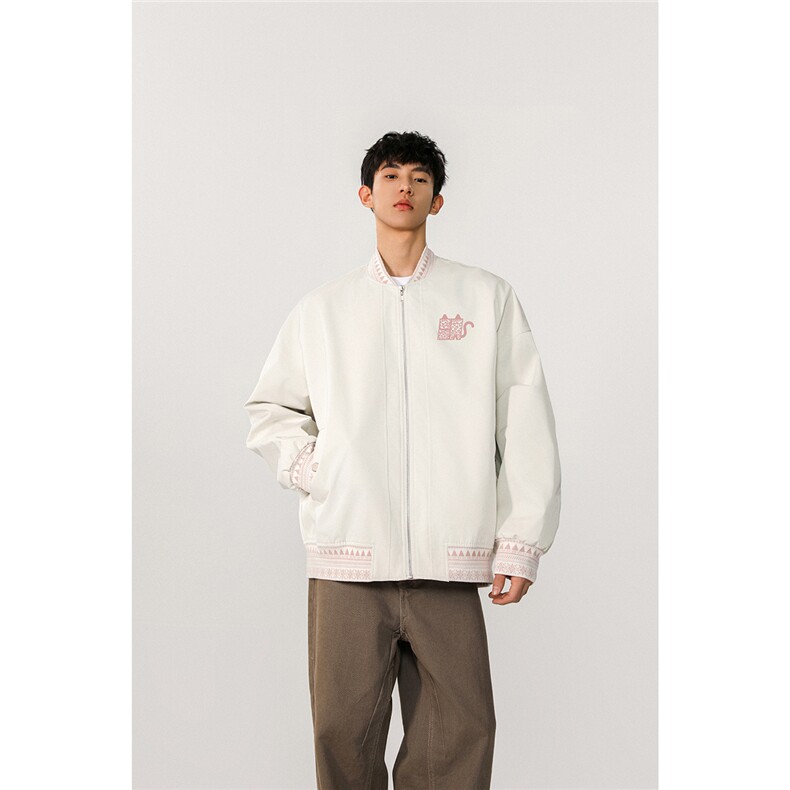 定制螺纹小恶魔印花大码M-5XL夹克男聚酯纤维JK78152P85控138,男装夹克,星座226-1
