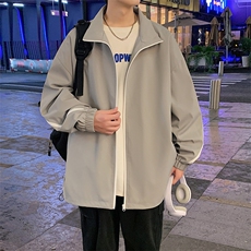 港风秋季新款外景飞行员夹克男宽松二开棒球服MYJ24-7861-P58，男装夹克，星座717