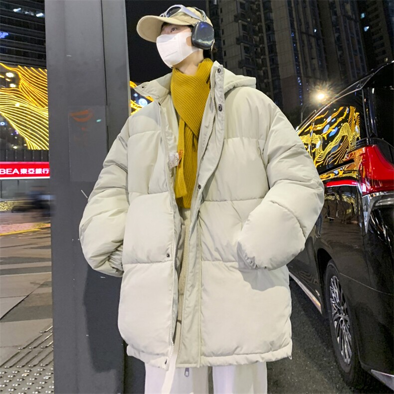 连帽棉衣男士冬季加绒加厚休闲外套面包服棉袄M02P75特批,男装棉衣,电商A157