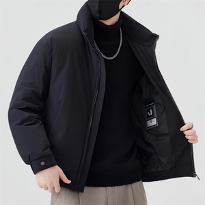 2025男士新款加厚羽绒服 实体 90白鸭绒  25168图片