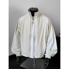 现货~紫红色男女夏季立领结构设计感速干防晒外套F25217批58，男装防晒衣，星座1004-6