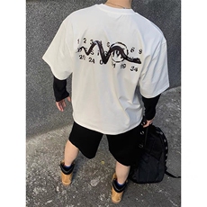 260克纯棉潮牌印花短袖ZX0145-P28，男装T恤，星座313A(原308A-2)
