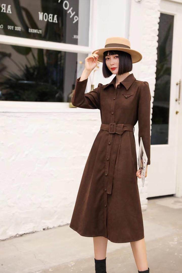 风衣裙，女装风衣，博内歌特