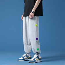 运动裤韩版春夏季篮球裤薄款卫裤潮流男休闲长裤A161-2-K688-P45，男装休闲裤，电商A161-2