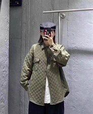 菱形格衣，女装棉衣/棉服，依多坊