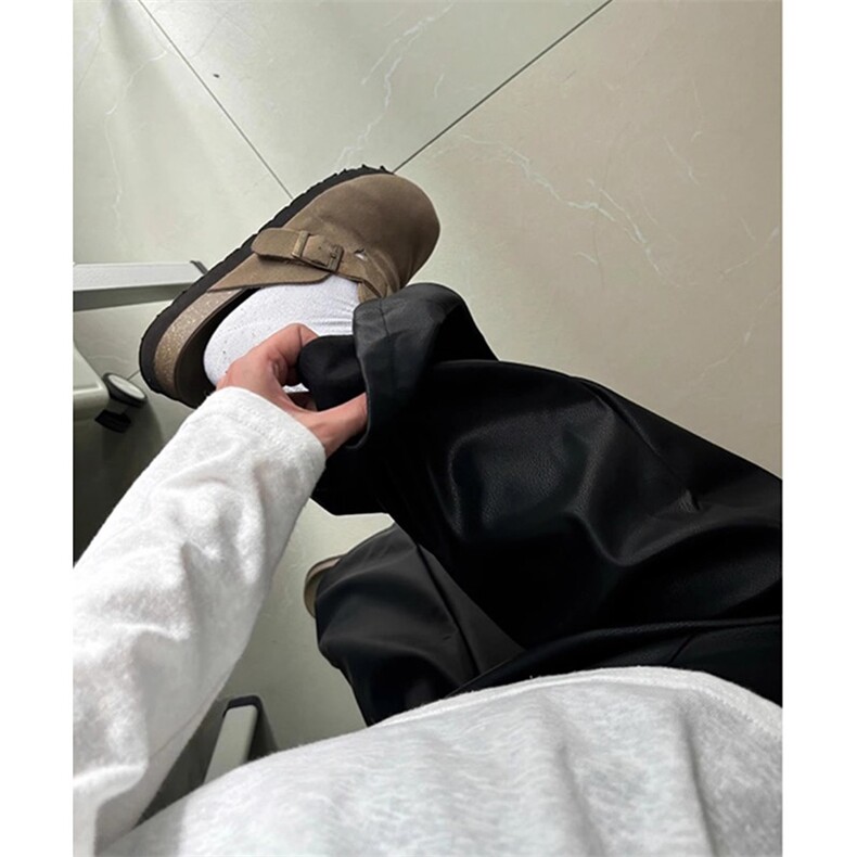 女风凯美拉PU皮裤阔腿休闲裤ZK0276-P48,男装休闲裤,星座313A(原308A-2)