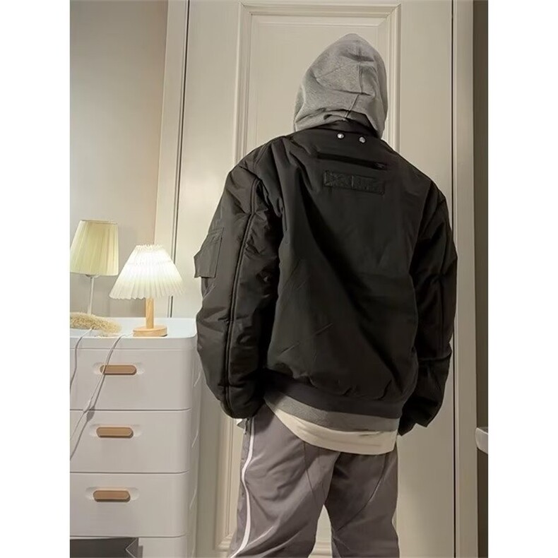 网图飞行员夹克棉衣冲锋衣休闲棉服外套情侣夹克A025-QY18053-P59,男装夹克,电商A025