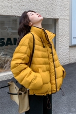 现货新款外套排骨款轻薄保暖休闲宽松女外套羽绒服，女装羽绒服，韩然一族