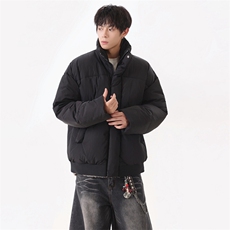 现货立领棉衣男士美式加厚外套潮牌工装棉服M0817-P83，男装棉衣，星座308B-2