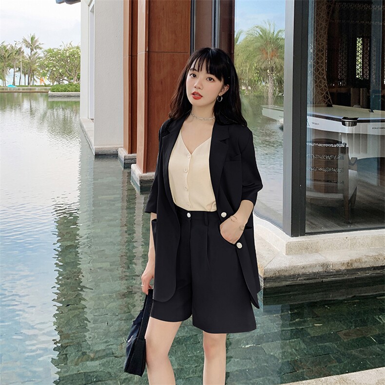 【现货】夏款短袖拼袖套装088-1818P125K188,女装套装/套裙,2C088