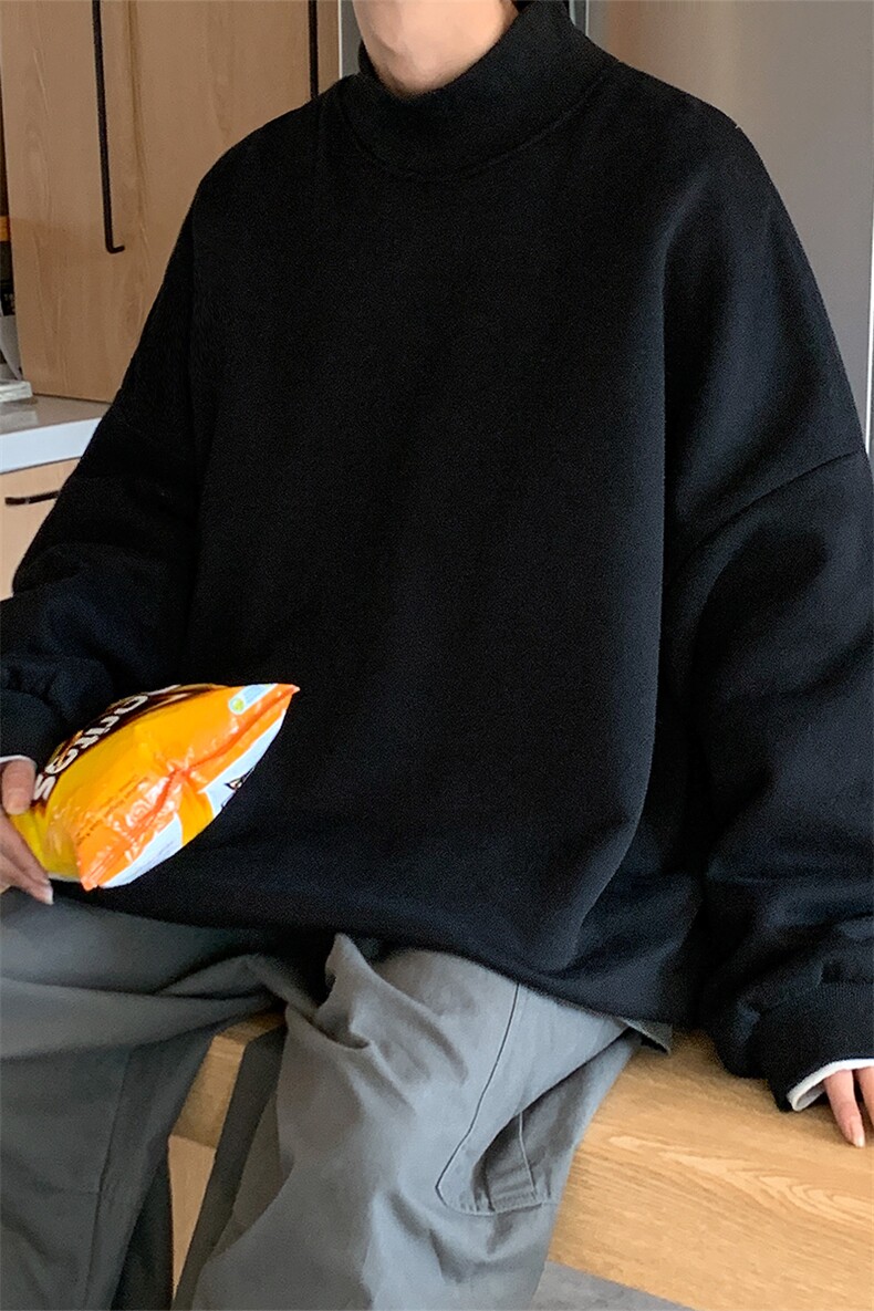 男装加绒加厚打底衫基础款高领卫衣XZ514-2-W222-P38,男装T恤,星座514-2(原B239)