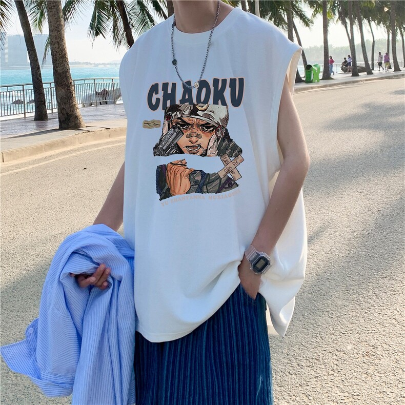 量大图低自动【有货】纯棉背心HD019-1-BX2546-P20，男装背心/马甲，电商019-1