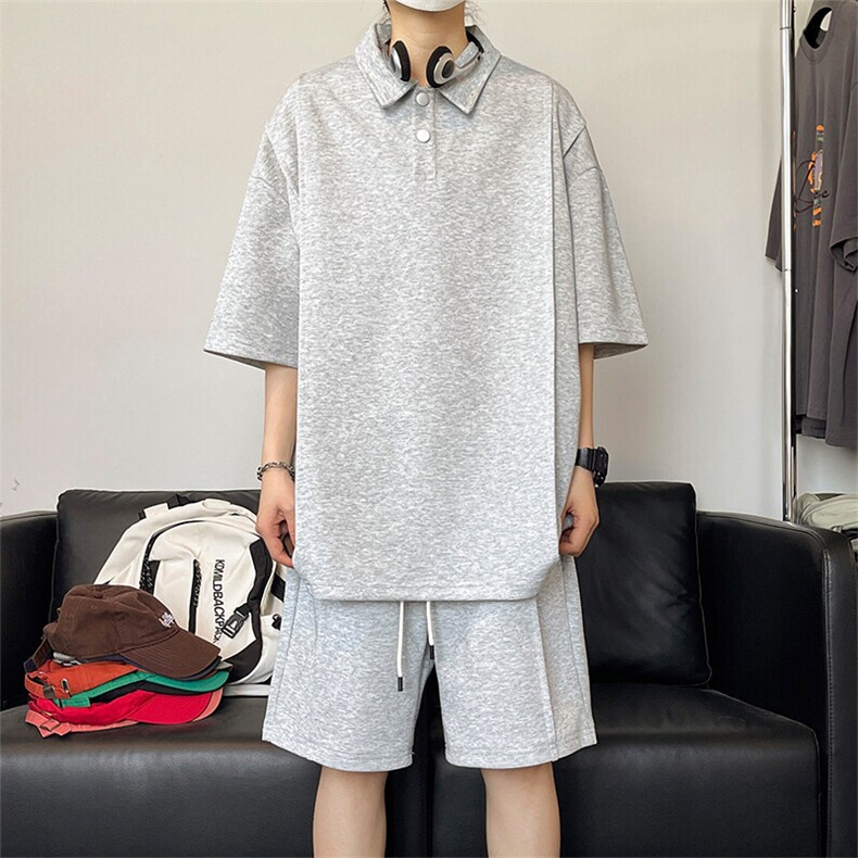 夏季POLO衫设计感运动套装T3632特P30控58/DK8606特P25控48,男装Polo衫,电商A007