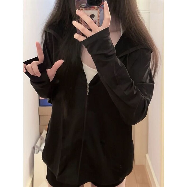 防晒衣女外穿夏季新款冰丝防晒服防紫外线宽松显瘦百搭超薄外套女,男装夹克,星座506A