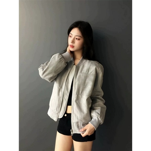 秋季短款夹克潮棒球服外套男女同款DY195-P80  加厚DY195JR-P90图片