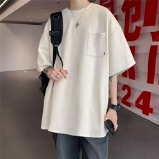 T恤夏季潮圆领ins流行时尚潮牌城市风貌男五分袖新款ST096-P30，男装T恤，星座412-3