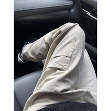 美式直筒宽松休闲裤男纯色多口袋设计感阔腿裤机能风KZD43-P45，男装休闲裤，星座1007（原301D）