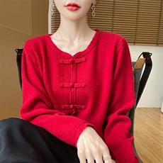 优雅气质女装羊毛开衫秋冬新款流苏设计百搭显瘦保暖外套，女装羊毛衫，狄美羊绒