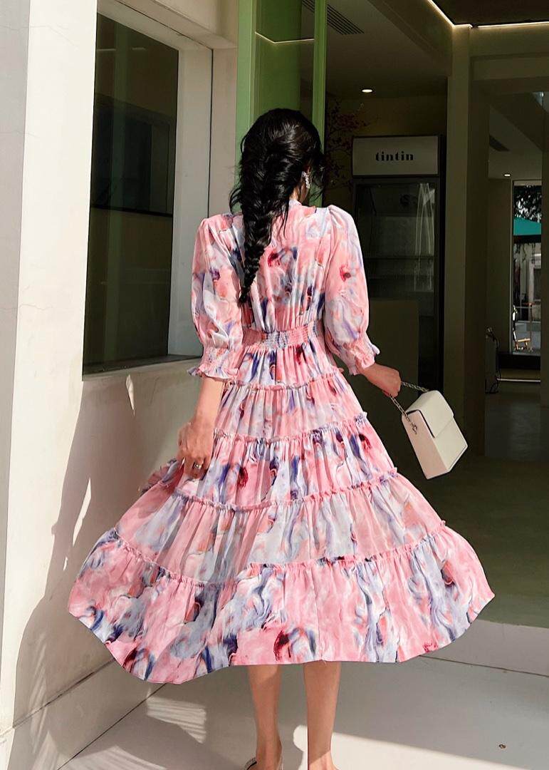 夏装新款连衣裙，女装连衣裙，H101