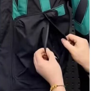 春秋新款男士立领夹克个性潮流户外上衣拼色字母工装休闲修身外套图片