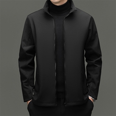 R5261男士立领软壳嘉绒服加厚保暖蓄热外套，男装棉衣，钱塘207-1