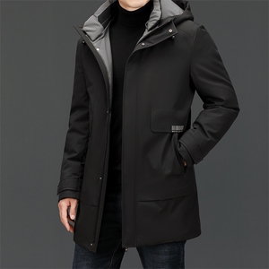 BZ80869钱塘2020-2新款中年男士连帽保暖羽绒服外套量大价优P308图片