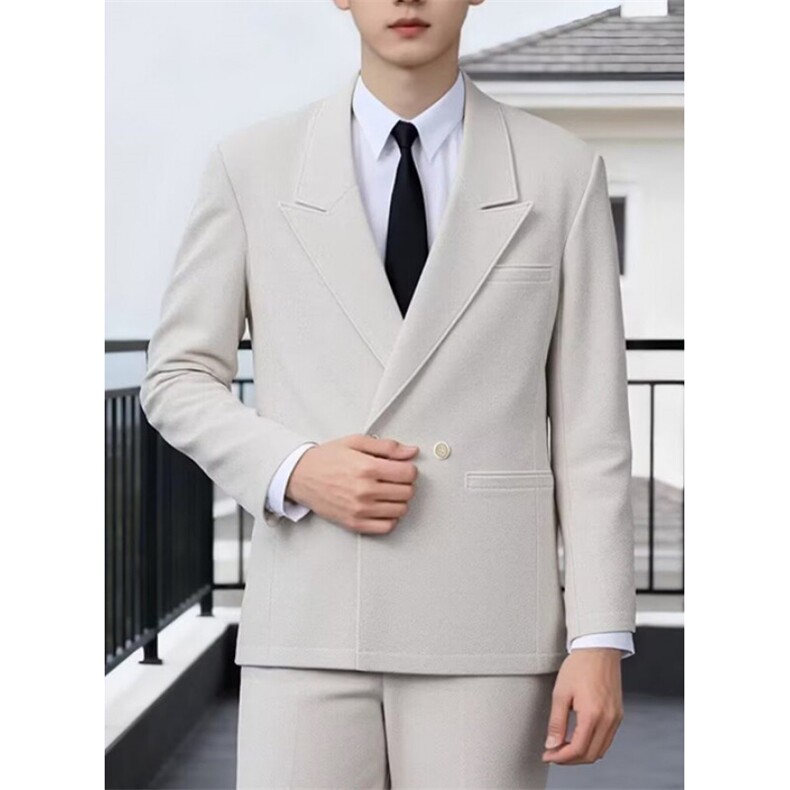 【007]春秋韩西服男气质时髦简约西装外套A079-XZ38-P65,男装西服套装,电商A079