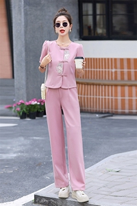 时尚套装女2024夏装新款气质新中式高级感夏季搭配一整套两件套潮图片