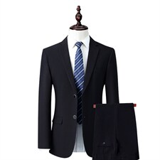 2023秋季新款中老年男装爸爸西服套装商务休闲西服MNSA8801-P290图片