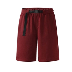 得物白底图 送腰带冰丝格夏季速干裤男士潮流五分裤简约短裤 P33图片