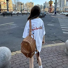 万针全刺绣工艺抖音得物高品质260克重磅纯棉双纱美式高街短袖T恤，男装T恤，电商A486