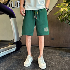 社会小伙夏季男士风刺绣条纹短裤时尚百搭五分裤C208-6803-P38，男装牛仔裤，电商C208