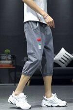 七分裤男士韩版潮流夏季薄款短裤7分裤宽松休闲牛仔裤7YD02，男装牛仔裤，星座509