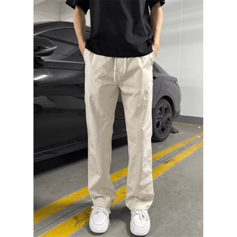 裤子青少年宽松直筒裤男士工装休闲裤户外纯色长裤男裤K75,男装工装外套,星座1116A（原606A-3）