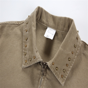 水洗牛仔外套男款春季美式痞帅上衣服宽松休闲工装夹克JK1315-P98图片