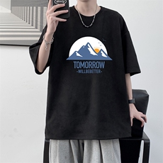 麂皮绒短袖t恤男大码半袖男JD82235-P25，男装T恤，电商A040