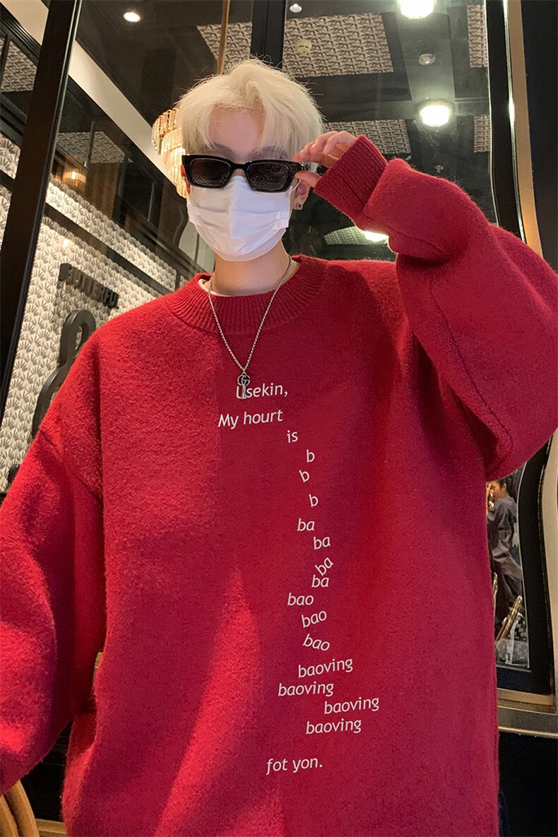 高质量！秋冬季半高领毛衣男加绒加厚线衣男针织衫男MY212-特p38,男装针织衫/毛衣,电商B367