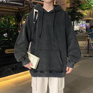 连帽宽松秋季卫衣重磅360克男帅气外套23XW99282-特批50图片