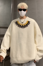 高质量！秋冬季半高领毛衣男士加绒加厚线衣针织衫男DMY546-特P38，男装针织衫/毛衣，电商B371