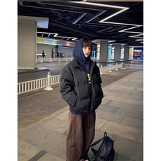 现货高品质美式高街冬季重磅三防羽绒棉衣男女加厚外套棉服冬，男装棉衣，电商A443